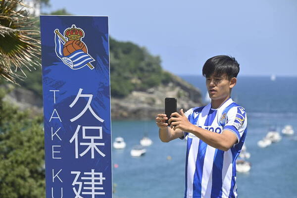 Kubo durante la presentación en Miramar.