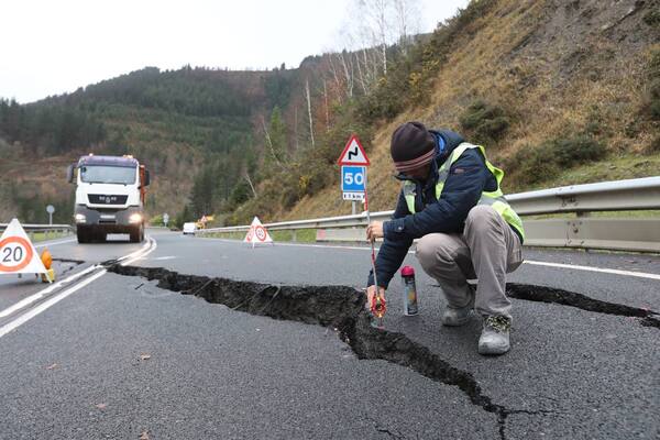 Temporal en Bizkaia, en directo: los ríos, ante el riesgo de desbordamiento