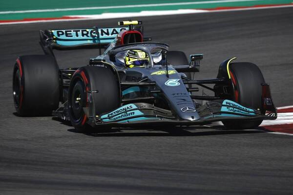 Lewis Hamilton, en el GP de EE UU de F1.