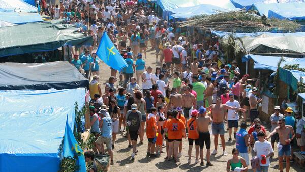 En directo: el Xiringüelu vuelve al prau Salcéu: «Es un fiestón»