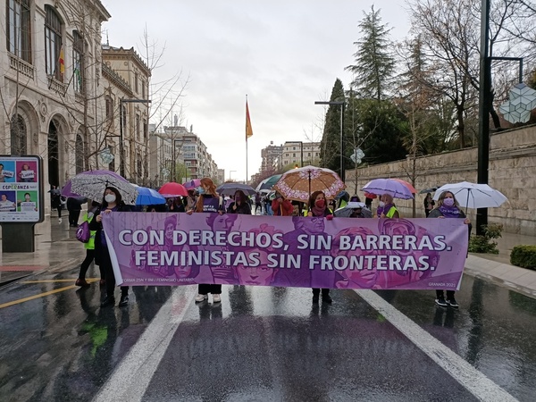 Día de la mujer | En directo | Manifestación por el 8-M en Granada y Motril