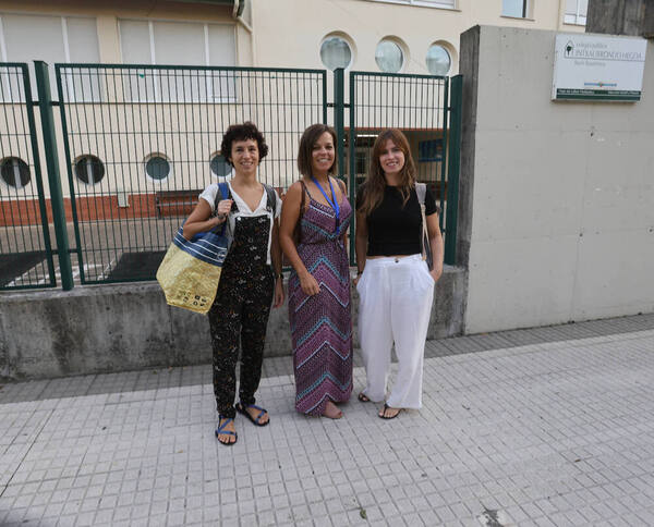 La vuelta al cole en Gipuzkoa, en directo