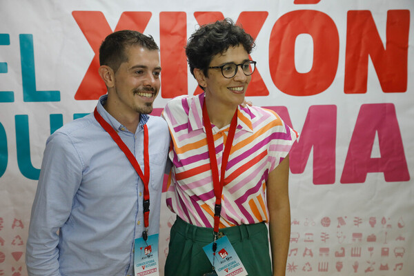 Javier Suárez Llana y Noelia Ordieres Buarfa-Mohamed, de Izquierda Unida.