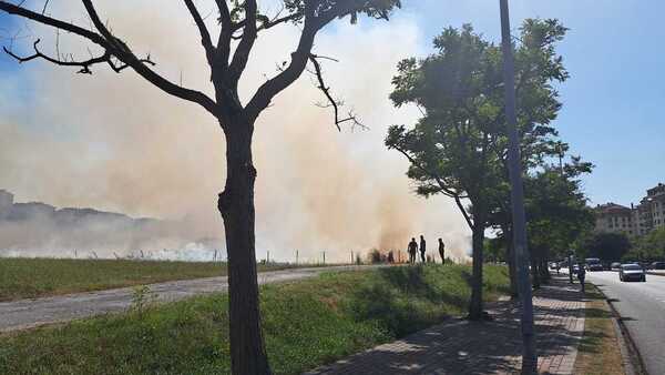El fuego y el humo se acercan a la S20