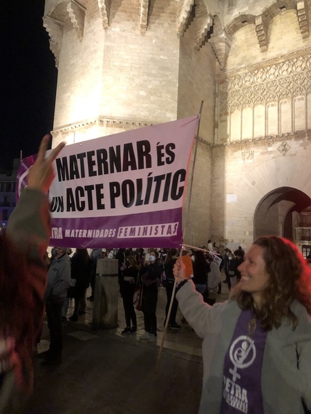 La lucha violeta unida en Valencia el 8-M