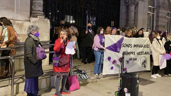 La manifestación del 8M recupera su fuerza y abarrota las calles de Santander