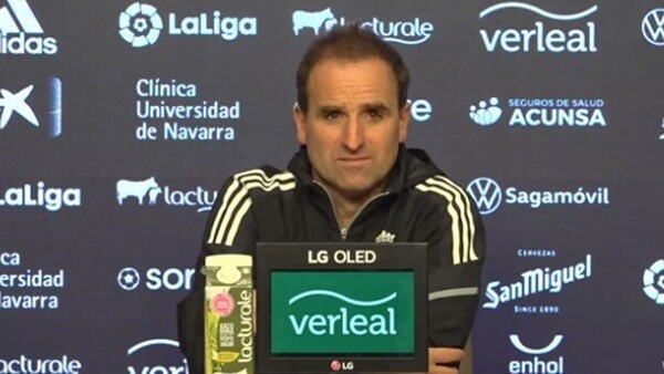 Arrasate: «Fekir, Canales y Borja son de los jugadores más importantes de LaLiga»