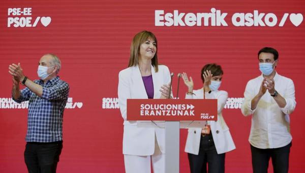 Idoia Mendia ha valorado los resultado del PSE-EE: &amp;quot;Vamos a utilizar cada papeleta en reconstruir económicamente y socialmente Euskadi. Hemos dado nuestra palabra y la vamos a cumplir. Lamentamos que la participación haya sido la más baja, porque necesitamos un mandato fuerte por parte de la ciudadanía, pero no vamos a poner excusas, pese a que la abstención siempre juega en contra de los socialistas. Haber subido un escaño pese a la abstención es un gran resultado para nosotros. Hemos recuperado el lugar que nos corresponde: el liderazgo de la izquierda no nacionalista en Euskadi. La gran crisis que vivimos no nos ha cambiado la hoja de ruta: apostar por la estabilidad y por la política con altura de miras. Nos hubiera gustado tener mejores resultados, pero hemos demostrado que la izquierda es útil y es lo que vamos a seguir haciendo&amp;quot;.