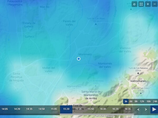 Previsión de lluvia para el GP de España de F1