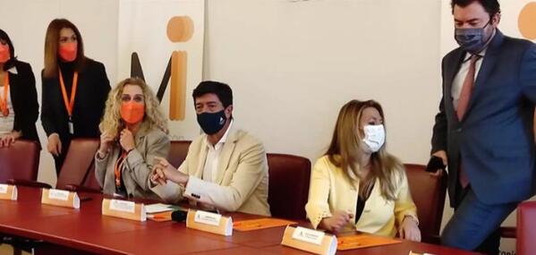 Los transportistas exhiben su fuerza en Granada con apoyo del campo