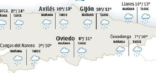En directo: temporal de nieve en Asturias