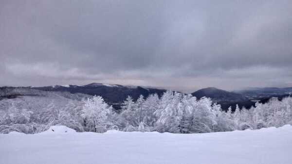 El temporal se despide con un frío helador