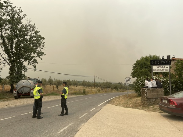 Así hemos contado la jornada del incendio de Las Hurdes y Sierra de Gata