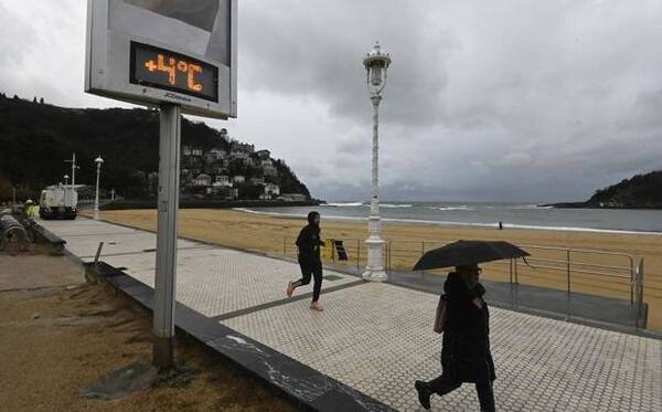 El temporal se despide con un frío helador