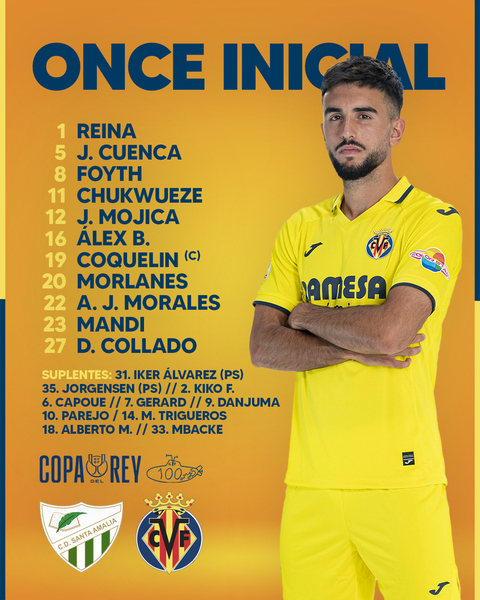 Así hemos narrado el partido de Copa del Rey entre el Santa Amalia y el Villarreal