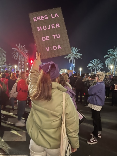 La lucha violeta unida en Valencia el 8-M