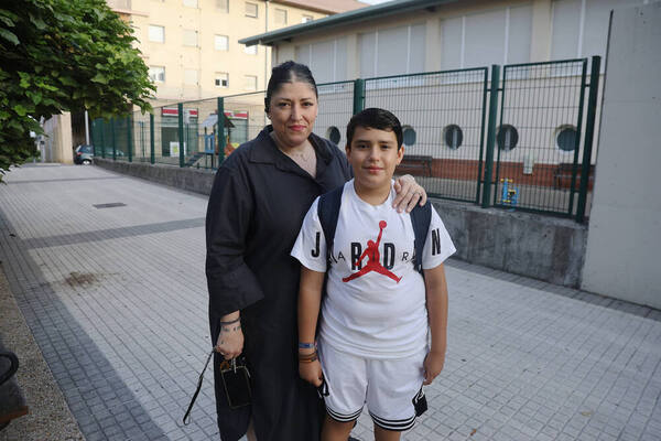 La vuelta al cole en Gipuzkoa, en directo