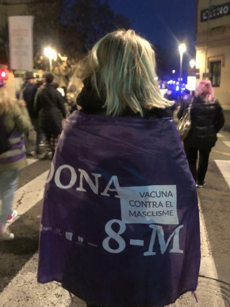 La lucha violeta unida en Valencia el 8-M
