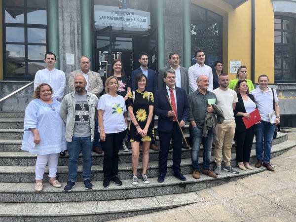 La nueva corporación de San Martín del Rey Aurelio | Jesús Manuel Pardo