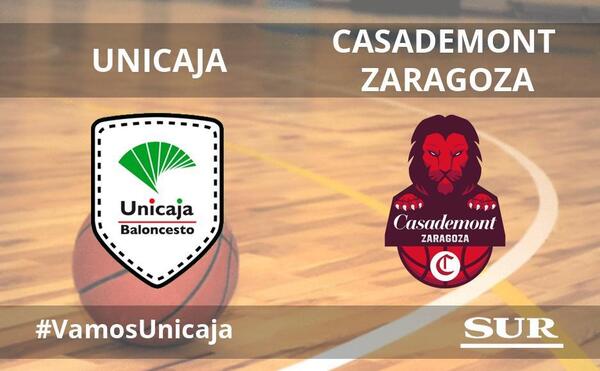 Directo del Unicaja-Zaragoza. Partido de la jornada 33 de la Liga Endesa ACB