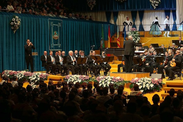 Imagen del espectáculo que se ha vivido en la primera parte. Foto: Junta Central Fallera