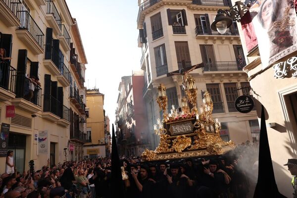 El Cristo de la Clemencia en calle Compañía. LUIS MANUEL GÓMEZ POZO