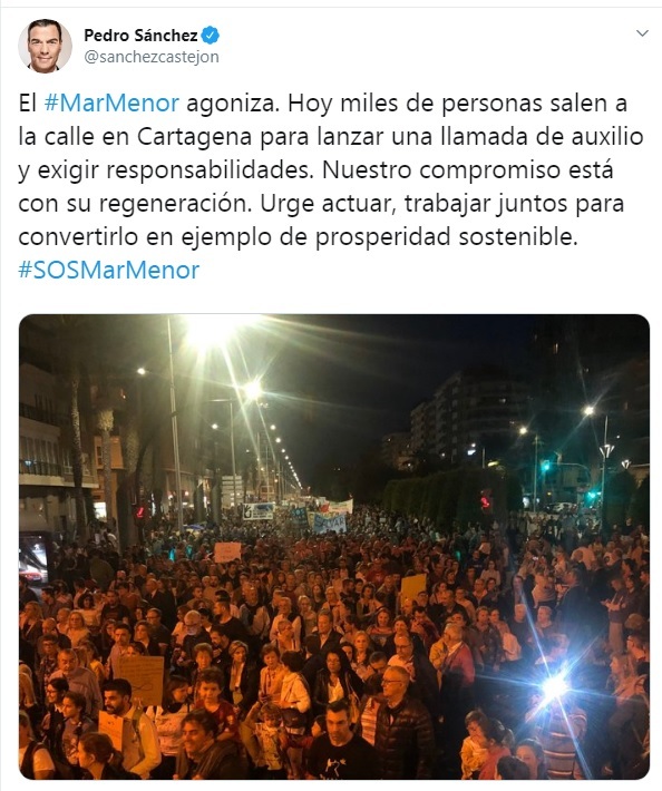 Un grito histórico por el Mar Menor