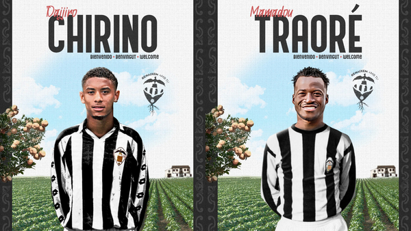 Los últimos fichajes del Castellón: Traoré y Chirino.