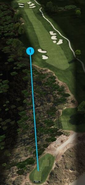 Escapada por la izquierda en un momento inoportuno... en un rough profundo