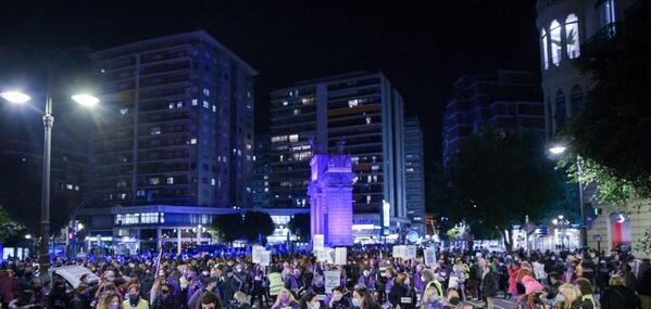 La lucha violeta unida en Valencia el 8-M