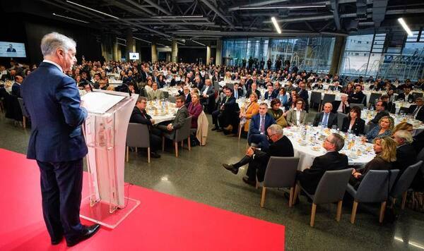 Urkullu, en un momento de su intervención. | Ignacio Pérez