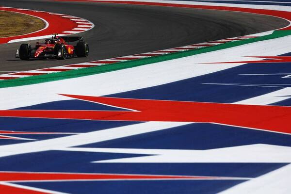 Carlos Sainz, en el GP de EE UU de F1 2022.