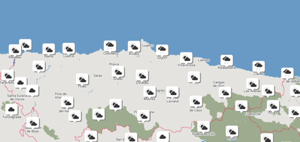 En directo: temporal de nieve en Asturias