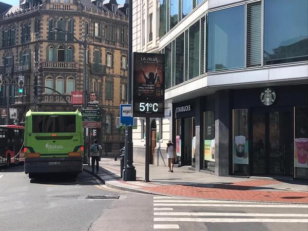 Así ha vivido Bizkaia el peor día de la ola de calor, con temperaturas incluso de 45 grados