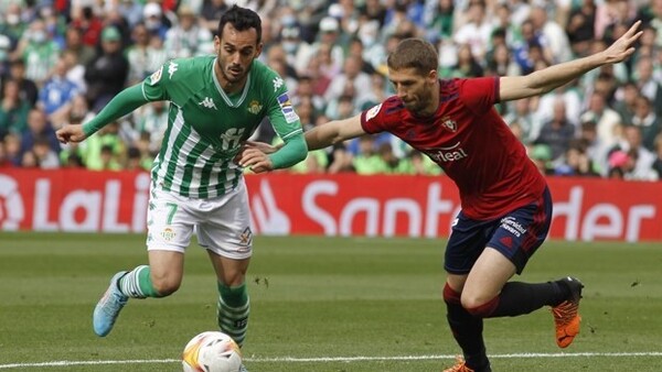 Betis - Osasuna: horario, canal y dónde ver en TV y online