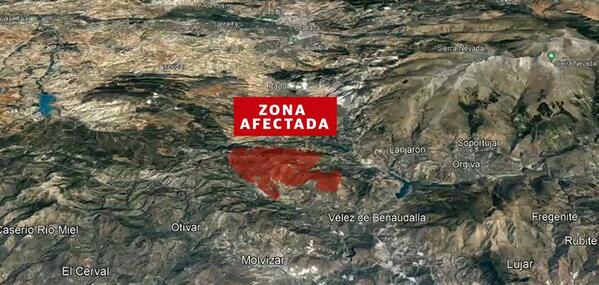 En directo | Última hora del incendio forestal de Los Guájares