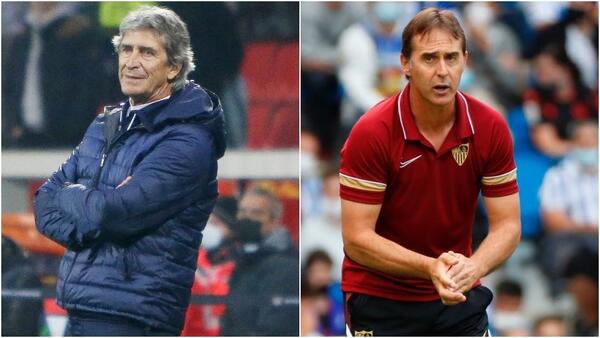 Betis - Sevilla: choque de técnicos de récords