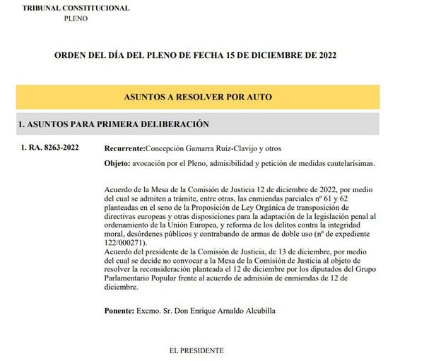 En directo | El Congreso aprueba la reforma del Gobierno por 138 votos a favor, 64 en contra y una abstención