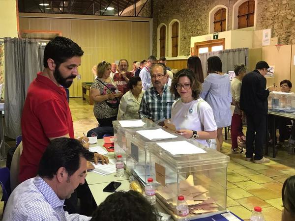 La participación a las 18 horas en la Región es ligeramente inferior a la de 2015