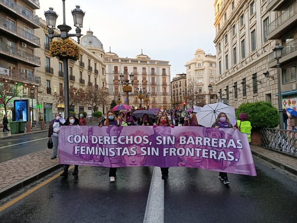 Día de la mujer | En directo | Manifestación por el 8-M en Granada y Motril