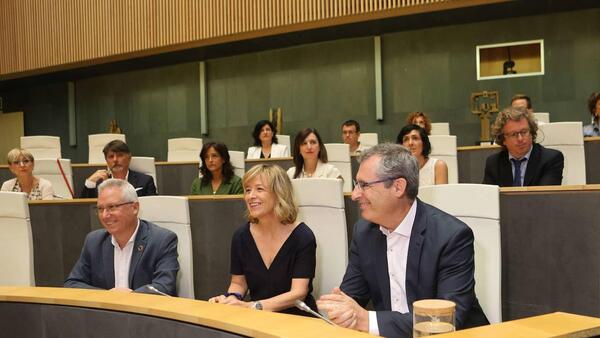 Sigue en directo la sesión de investidura de la nueva diputada general de Gipuzkoa