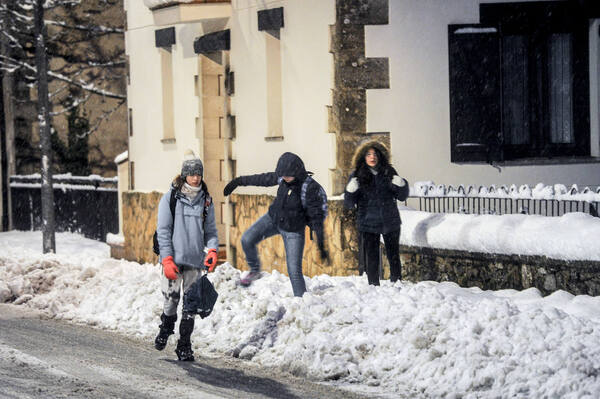 Directo | Álava vive el primer temporal de nieve del invierno