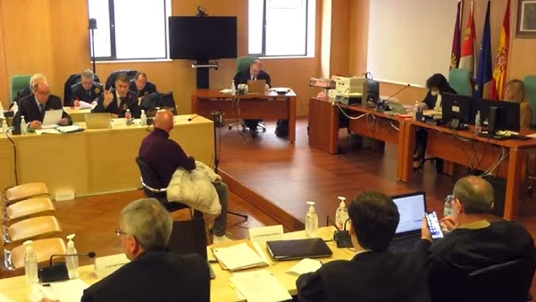 Manuel Ángel de Castro, barrenista de rampa en la planta sexta del séptimo, durante su declaración este martes