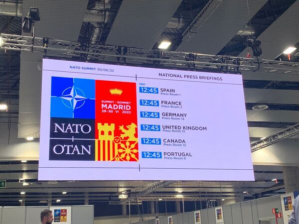 Horario anunciado de las comparecencias de los líderes de la OTAN.