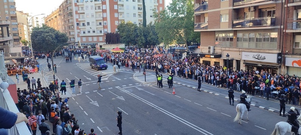 Así te hemos contado las protestas en Mestalla en la previa del Valencia-Sevilla