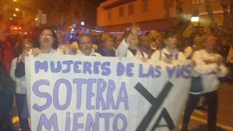 Masiva marcha en Murcia por la igualdad y contra el machismo