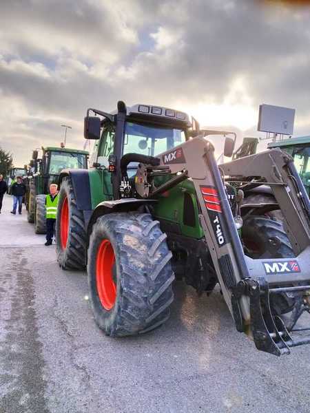 Ambiente en Úbeda, donde se va a cortar la A-32. UPA JAÉN