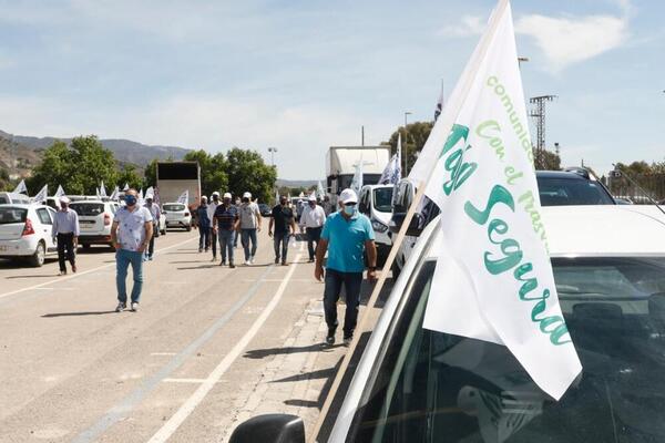 La &#039;tractorada&#039; en defensa del Trasvase Tajo-Segura, en directo