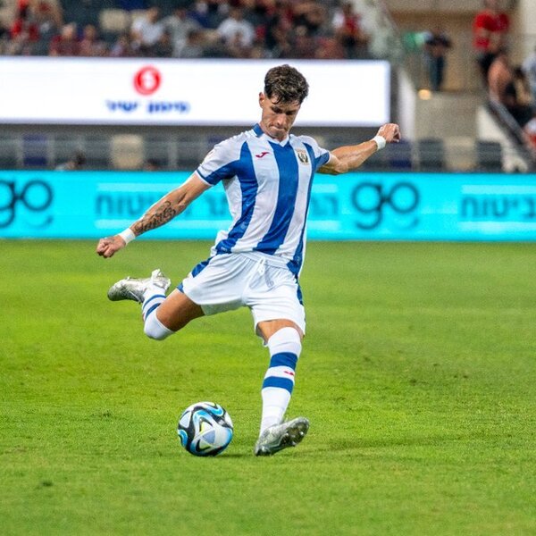 Javier Avilés, en un partido de pretemporada con el Leganés.
