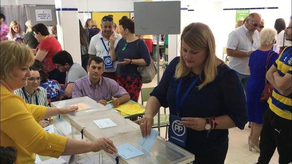 La participación a las 18 horas en la Región es ligeramente inferior a la de 2015